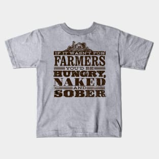 Thank God For Farmers Kids T-Shirt